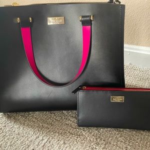 Kate Spade Kyra Arbour Hill Satchel Tote and Wallet